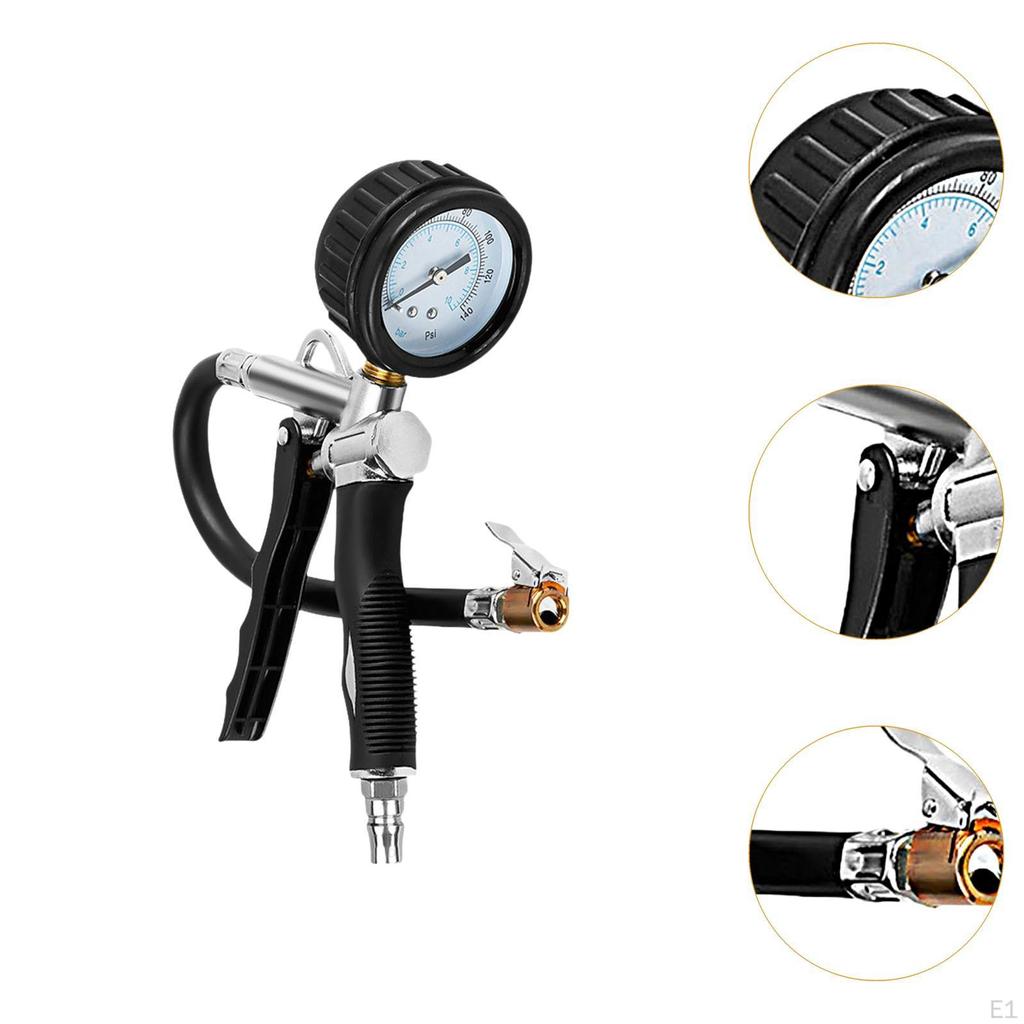 Car Tire Inflator with Pressure Gauge Air Compressor