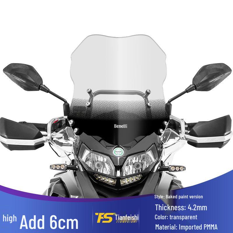 Аксессуар: Повышенное ветровое стекло для Benelli Jinpeng TRK502/502X