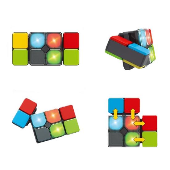 Игрушка-непоседа с гладкими краями, легкая музыкальная игрушка-куб с без заусенцев, легкая портативная обучающая игрушка-головоломка, интерактивная для родителей и детей