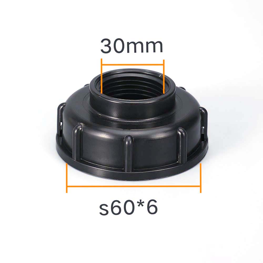 1"" 60mm Female thread S60X6 Coarse Thread Cap Connector IBC Tank Adapter IBC fuel tank