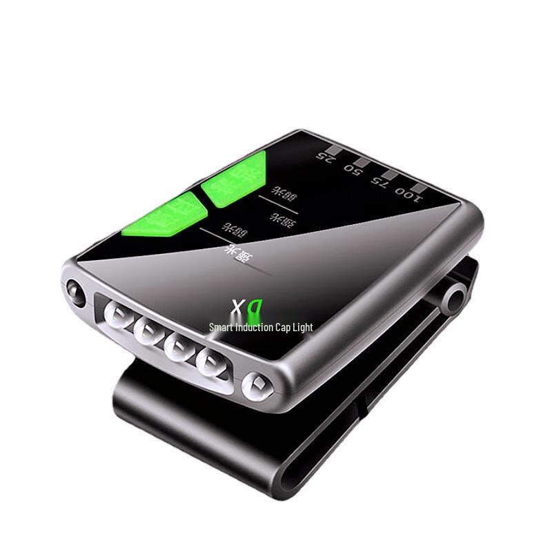 Перезаряжаемый светодиодный налобный фонарь для рыбалки с датчиком движения