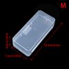 S/M/L Rectangle Multi-Purpose Portable Transparent Dust Protection Plastic Storage Box Makeup Brush Buckle Plastic Brush Box