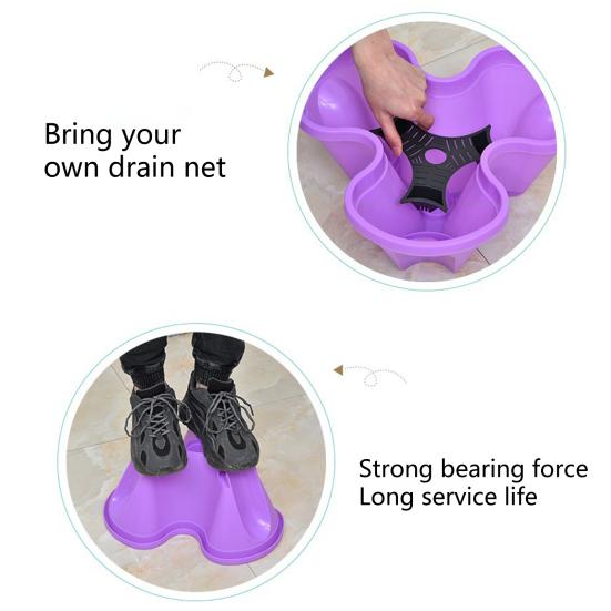 Штабелируемый горшок для растений, креативный дизайн лепестков, многослойный контейнер для растений, садовые инструменты