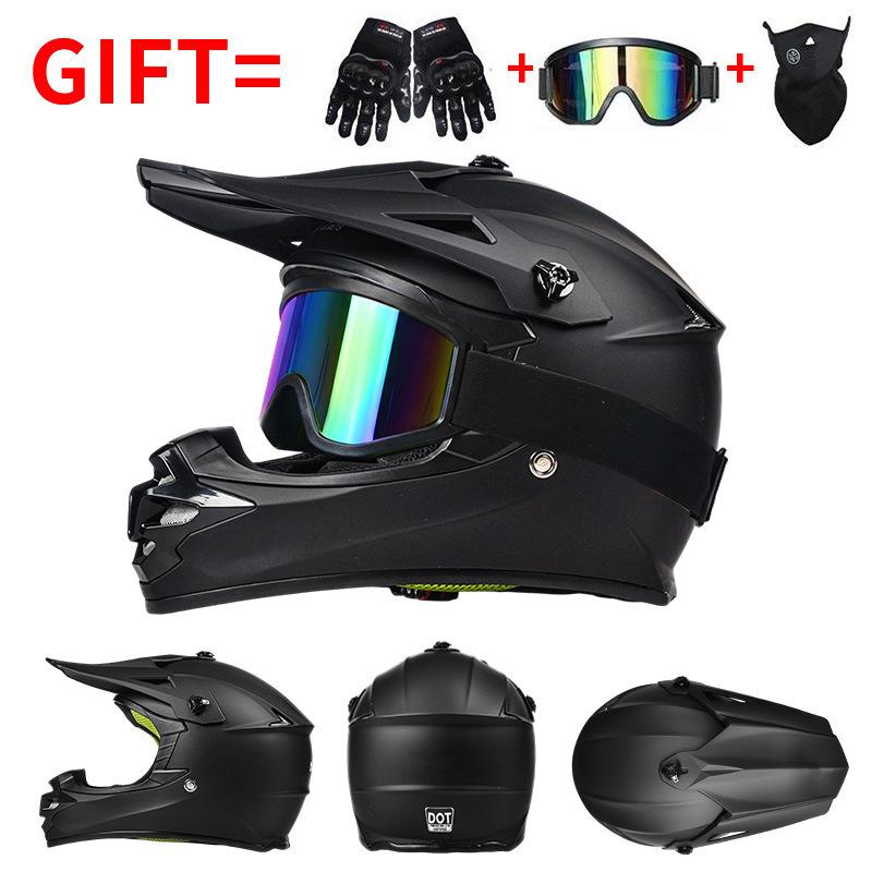 Factory custom wholesale DOT certification children's off-road full helmet mountain bike speed reduction model cycling helmet foreign trade model