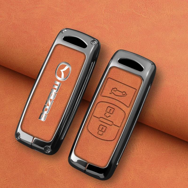 Zinc Alloy Car Remote Key Case Cover Shell Fob For Mazda 2 3 5 6 BL BM GJ Atenza Axela Demio CX-3 CX3 CX-5 CX5 CX7 CX-7 CX-9