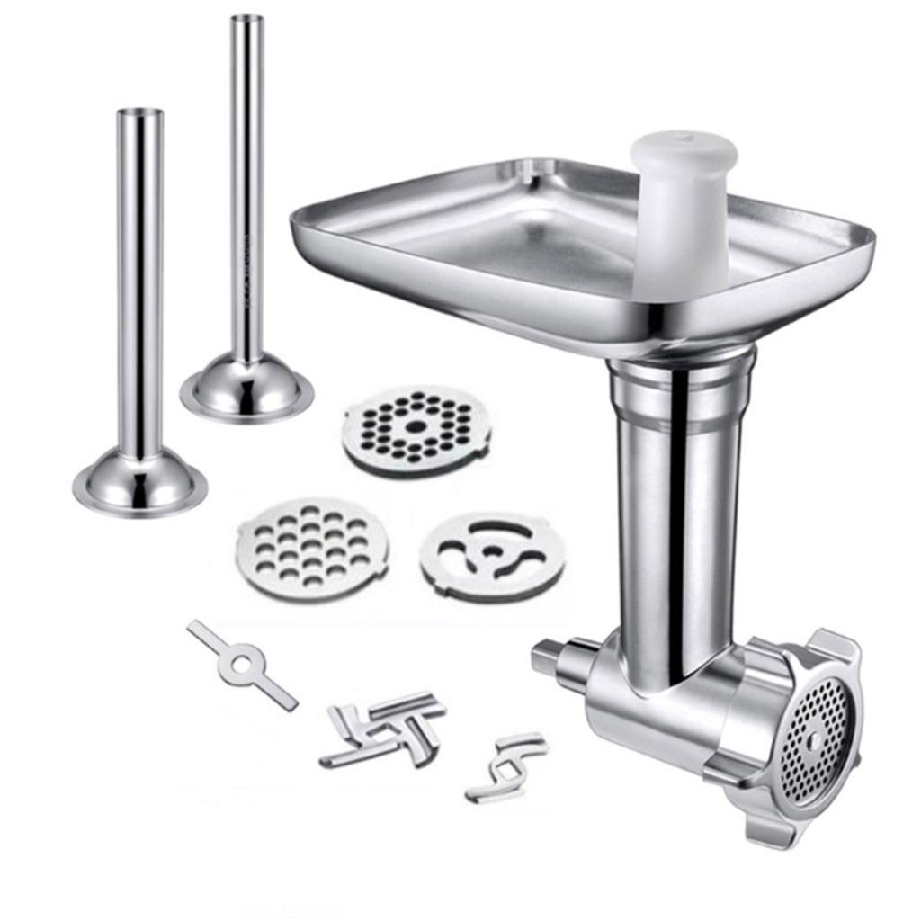 Metal Food Grinder Attachments for KitchenAid Stand Mixers Meat Grinder Sausage Stuffer Perfect Attachment