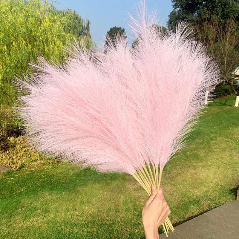 70 см 9-зубчатая тростниковая пампасная трава, искусственная пампасная трава, имитация сушеного тростникового цветка