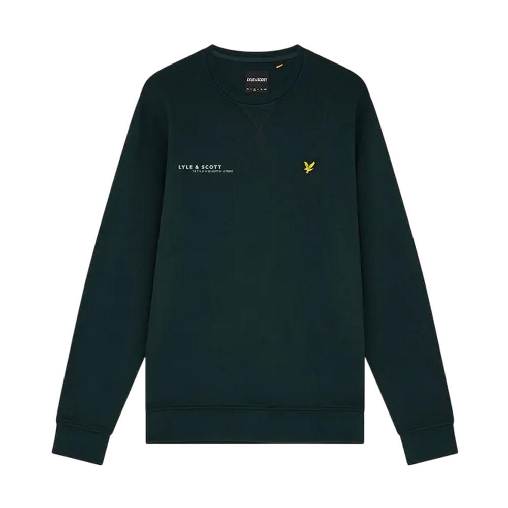 Lyle & Scott Мужская толстовка с круглым вырезом и принтом в едином стиле