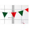 Party Show Christmas Felt Triangle Garland Pattern 4p