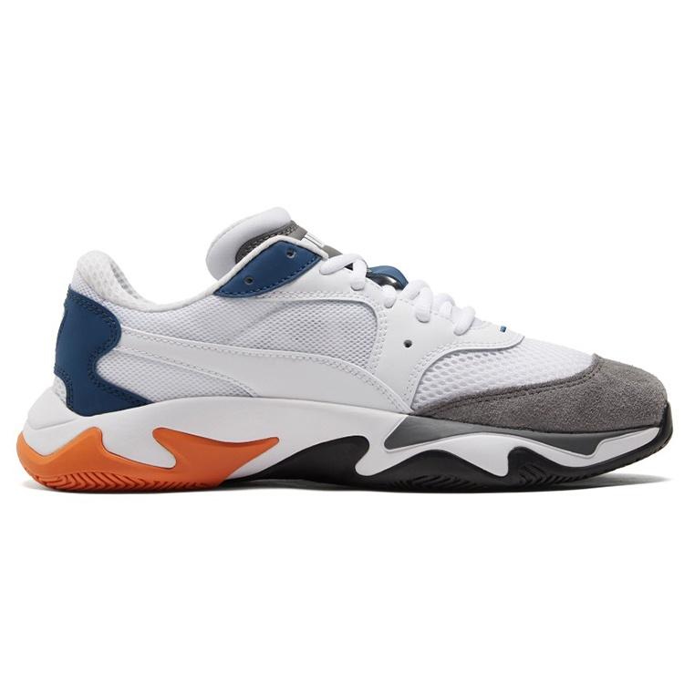 PUMA Unisex Storm Origin Sneakers White/Grey/Blue Men's 369770-10