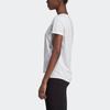 Adidas Футболка Chill, дышащие повседневные спортивные женские топы с круглым вырезом и короткими рукавами, белые EI6382