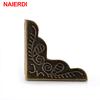 10PCS NAIERDI Luggage Case Box Corners Brackets Decorative Corner Furniture Protector Parts