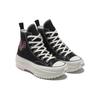 Converse Кроссовки Run Star Hike Valentine's With Love 2022 Повседневные Универсальные Канвасные Средней Высоты Унисекс Черный Белый Красный