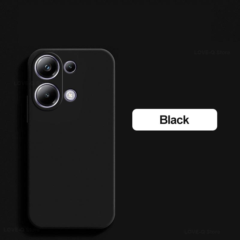 Чехол для телефона Poco M6 Pro, силиконовый однотонный защитный чехол от падений и столкновений для Xiaomi Poco M6 M 6 Pro M6Pro PocoM6 Pro