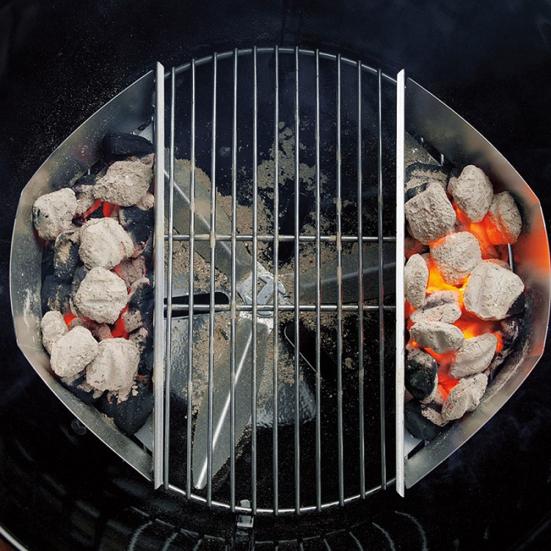 2 шт. держатель корзины для угля из нержавеющей стали для гриля контурные корзины для угольных брикетов сбалансированное тепло легкое