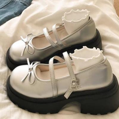 Модная женская обувь 2025 Бренд Неглубокие женские туфли на высоком каблуке Модное платье с бантом-бабочкой Новые универсальные бестселлеры Мэри Джейн zapatos