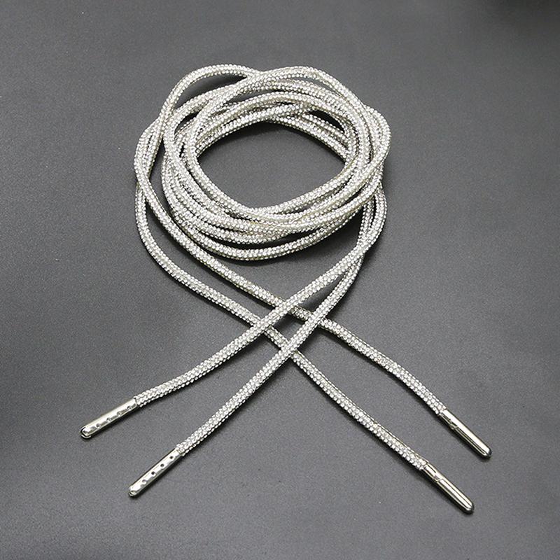 1Pair  Shoelaces Luxury Rainbow Diamond Shoe Laces 70/80/100/120/140Cm