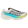HOKA One One ROCKET X 2 Нескользящие Износостойкие Низкие Повседневные Беговые Кроссовки Унисекс Бело-Серые Кроссовки 1127927-YZC