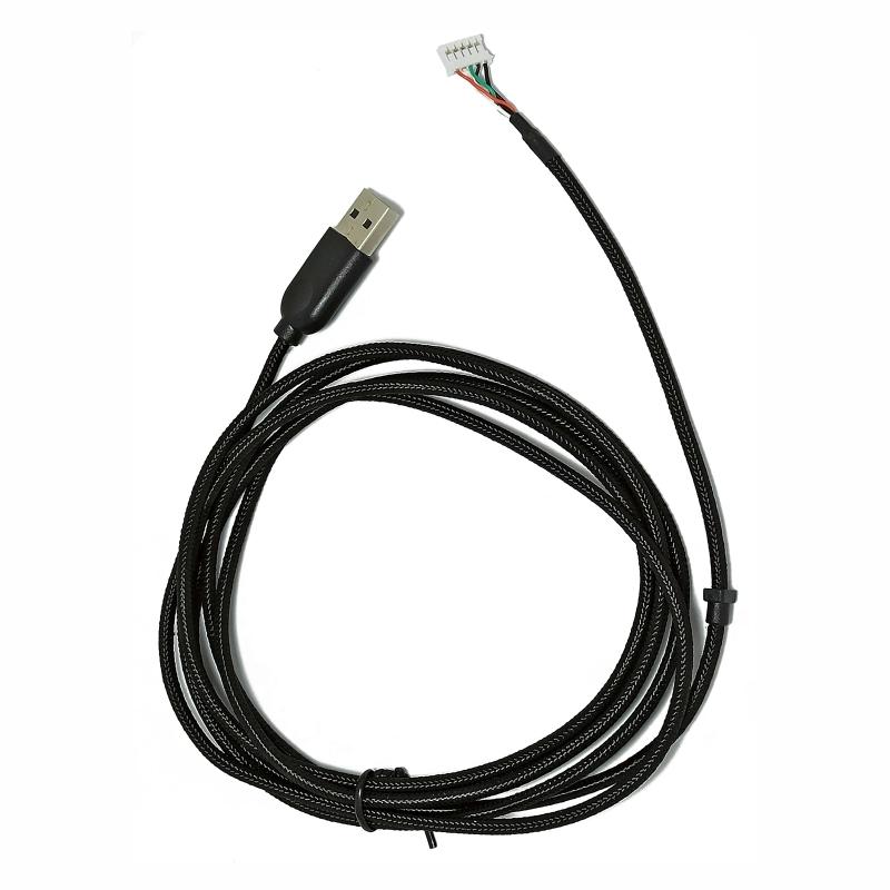 Оригинальный USB-кабель для мыши Mice Line для G600, сменный провод для мыши, змеиная кожа, внешняя оплетка 1,7–2 м