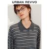 UR Women's Retro Striped Long Sleeve Knit Cardigan