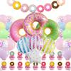 Набор воздушных шаров из алюминиевой пленки на тему пончиков для украшения детской вечеринки по случаю дня рождения