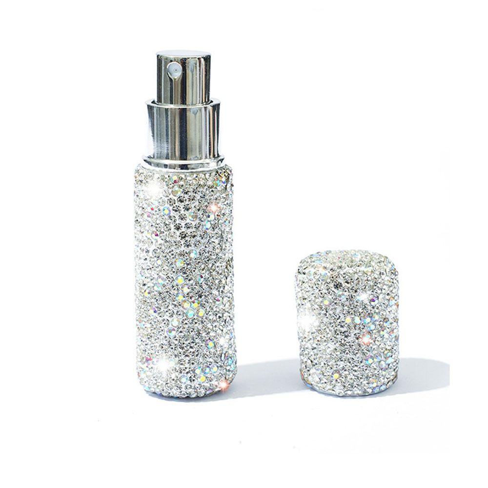 Роскошный инкрустированный флакон для духов, мини-флакон для многократного использования, распылитель, дорожный вспомогательный флакон