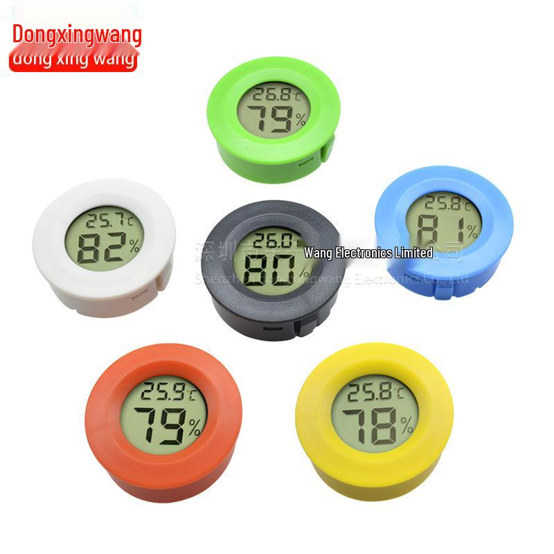 Round Acrylic Thermometer and Hygrometer for Reptile Terrariums