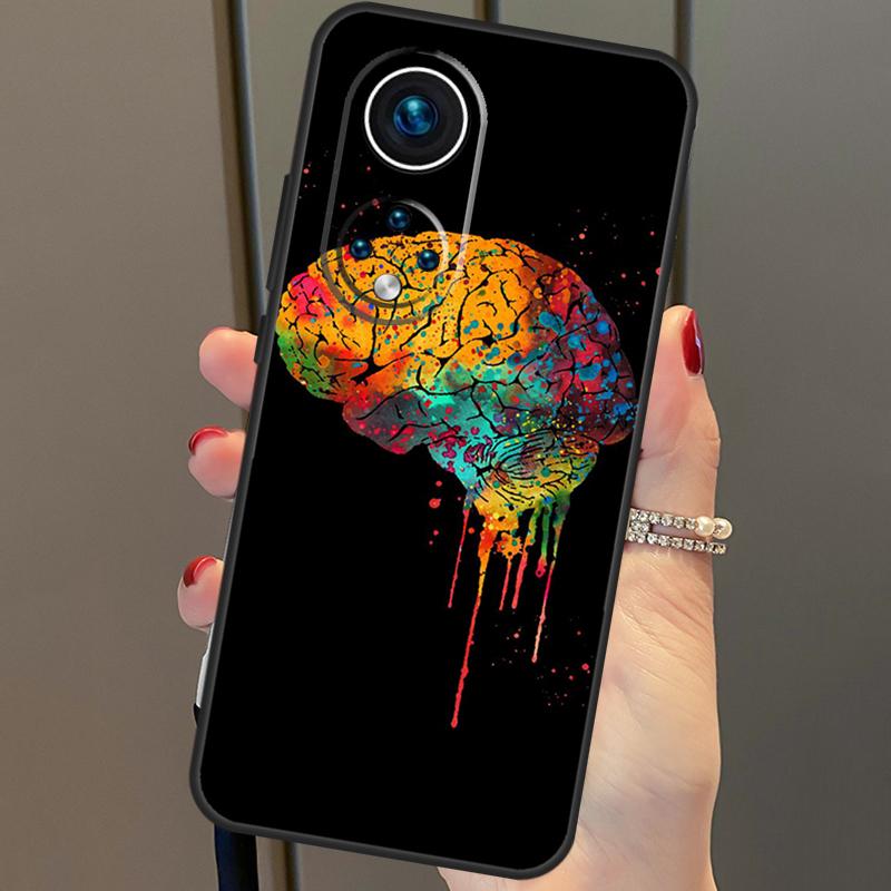 Человеческое Сердце Мозг Легкие Чехол Для Honor Magic 6 Pro 5 Lite 50 70 90 X6 X7 X8 X9 Honor X6a X7a X8a X9a X8b X9b Обложка