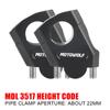 Universal Motorbike Accessories Motocross Handle Clamp Extend Adapter 22mm 28mm Motorcycle Handlebar Riser For Yamaha For BMW