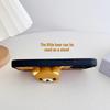 3D Стерео Чехол для телефона Rilakkuma из силикона, противоударный, с подставкой для iPhone 15/16/17 - Милый Мультяшный Модный Дизайн