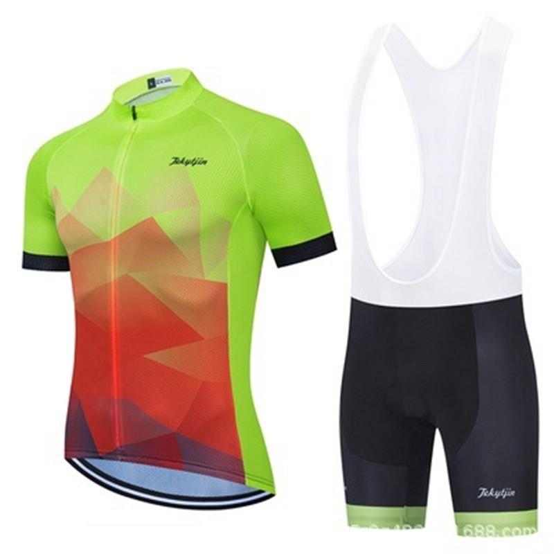 Men Women Cycling Jersey Shorts Set Quick Dry Breathable Mountain Bike Outfit Season