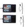 2 приемника Flysky FS-GR3E 2,4G, Улучшенный водонепроницаемый 3-канальный приемник Flysky, DC 5V, Совместим с FS-GT2, FS-GT2B, FS-GT3B, FS-GT3C, FZ-IT4S, FS-i10, F