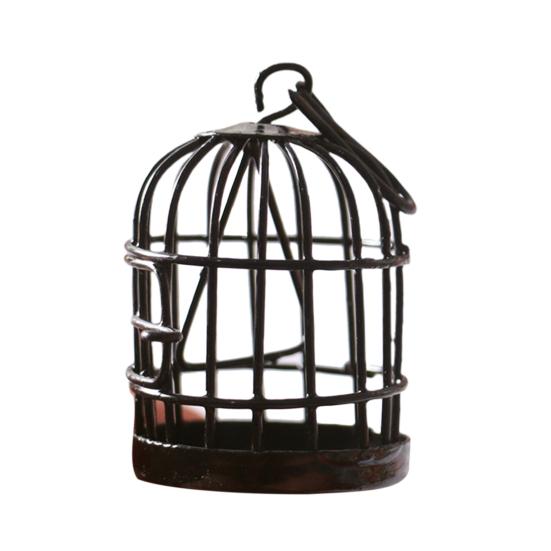 Миниатюрный кукольный домик, клетка для птиц, орнамент, модель, домашний декор для рабочего стола, детская игрушка в подарок