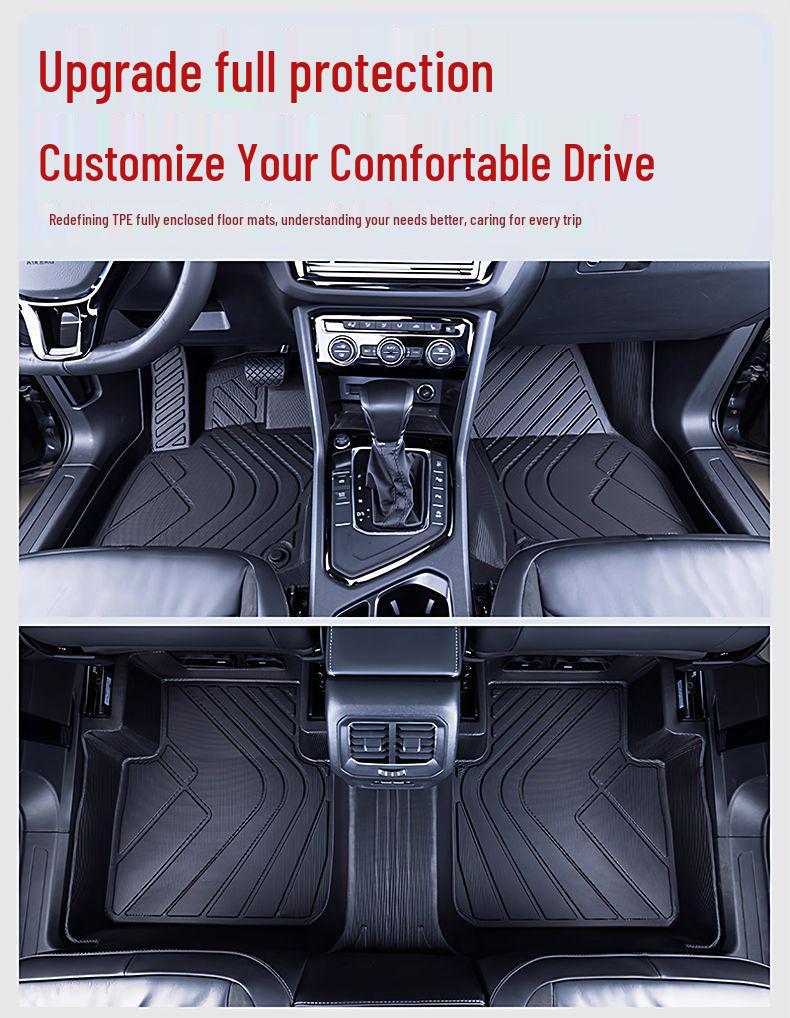 MG4 Floor Mats - Scratch-Resistant, Anti-Slip, Odorless TPE Material, Fits 2025 Model, Eco-Friendly