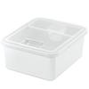 Richell Totono Ящик Контейнер для риса R 5 кг Белый 1 шт 110025 Хранение Дом Хозяйственные товары Компактный Овощной Отсек Под Раковину Пластик Сделано в Японии Крышка
