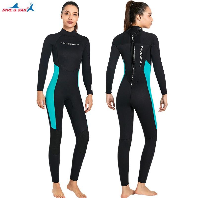 3mm Fullsuit Wetsuit Diving Surfing Snorkeling Cold Water Swimming Men Women Thermal Neoprene Dive Suit