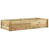 VidaXL Planter for Vegetables Impregnated Pine Wood 197x100x40 Cm