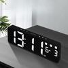 Новые светодиодные цифровые часы с большим экраном, настенные часы для гостиной, светящиеся многогрупповые часы-будильник, простые часы 0713