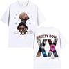 Chris Brown Breezy Bowl XX 2025 Tour Concert Merch T-shirt Men's Women Fashion Hip Hop T Shirt Casual Overd T-shirts#Color