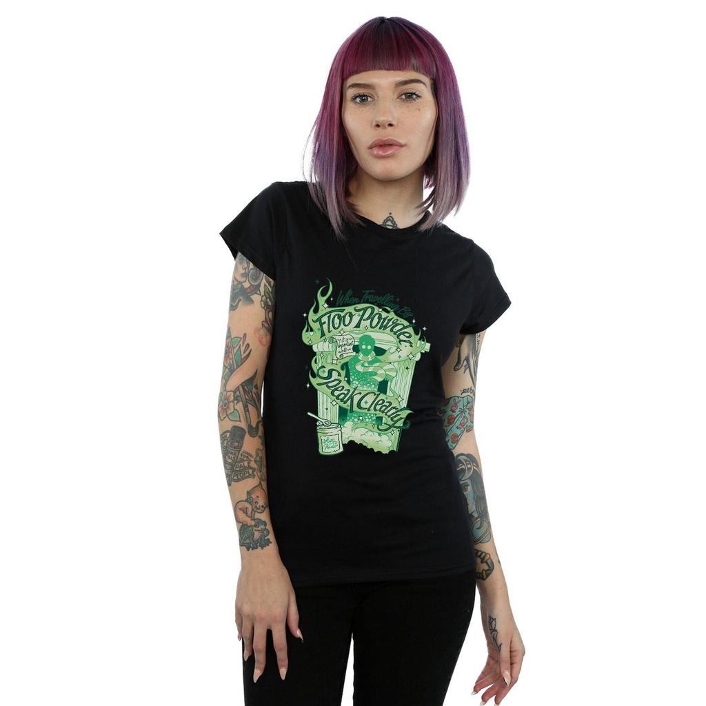 Harry Potter Womens/Ladies Floo Powder Cotton T-Shirt