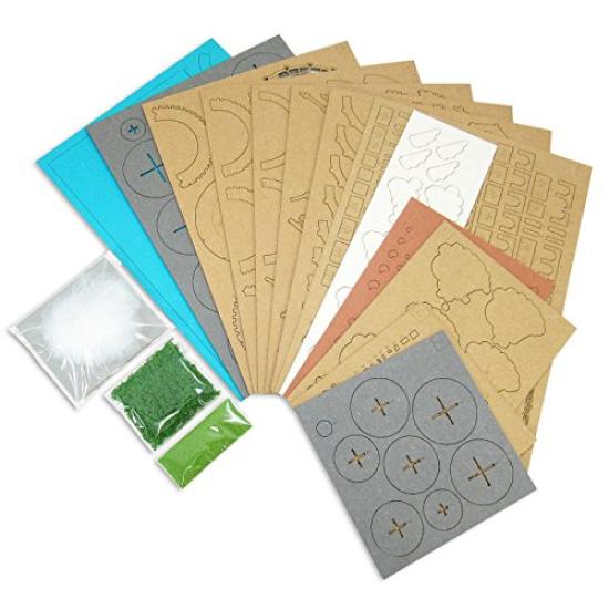 Sankei Studio Ghibli Series Laputa Castle In the Sky Laputa Castle Paper Craft Non-Scale MK07-33