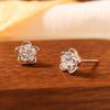 Small Flower Earrings for Women Fashionable  Versatile  High-end Style Earrings for Besties As Gifts for The New Year