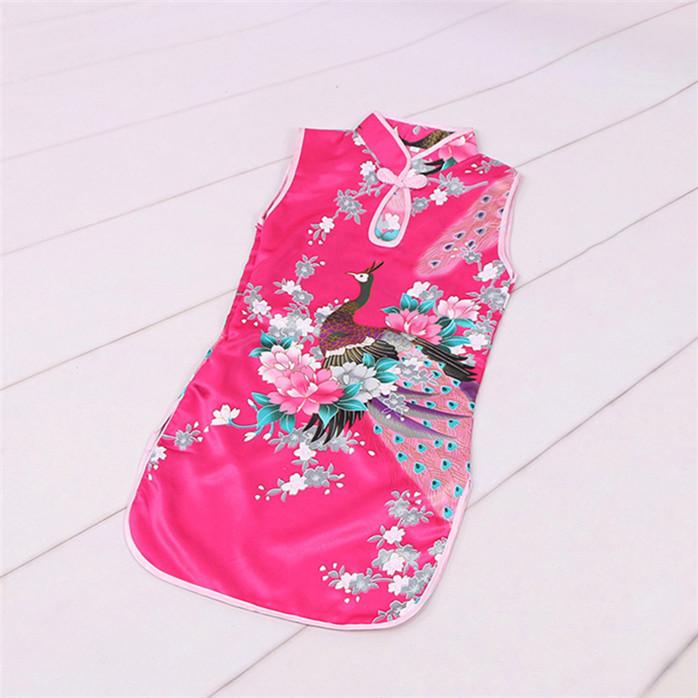 Летние детские костюмы Cheongsam Детские костюмы в китайском стиле