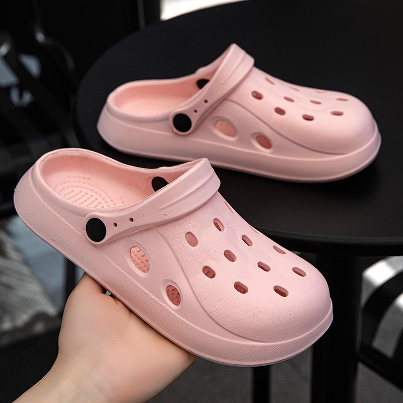 Сандалии двойного назначения на толстой подошве Baotou Summer для мужчин и женщин - обувь для спорта на открытом воздухе и пляжного отдыха