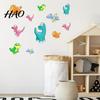 Durable Wall Decals for Glass Doors Luminous Cartoon Dinosaur Sticker, Self-Adhesive Decorative DIY Scene Bedroom Waterproof PVC Kids Room Nursery