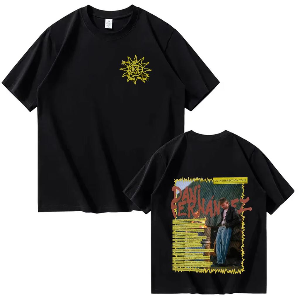 Rapper Dani Fernandez Retro New Graphics Print 2026 T Shirts Unisex Women Y2K T Shirt Cozy Short Sleeve Tshirt Streetwear Hip Hop