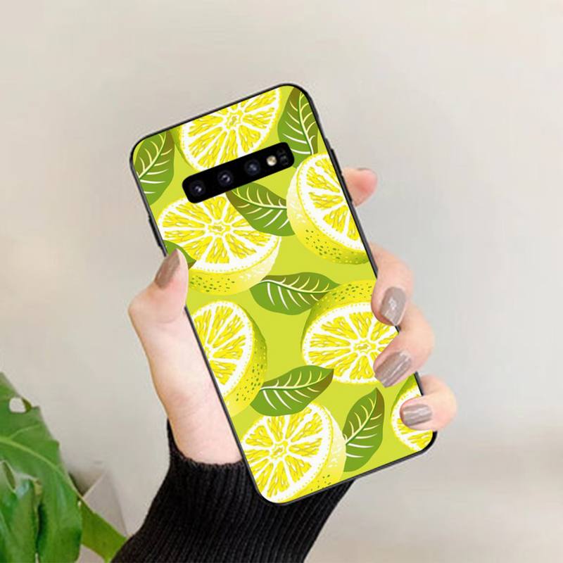 Летние зеленые листья фрукты лимон Чехол для телефона для Samsung A51 A30s A52 A71 A12 для Huawei Honor 10i для OPPO vivo Y11 чехол