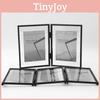 5 и 7-дюймовая двусторонняя прозрачная складная двойная фоторамка для спальни, для художественных и подарочных презентаций