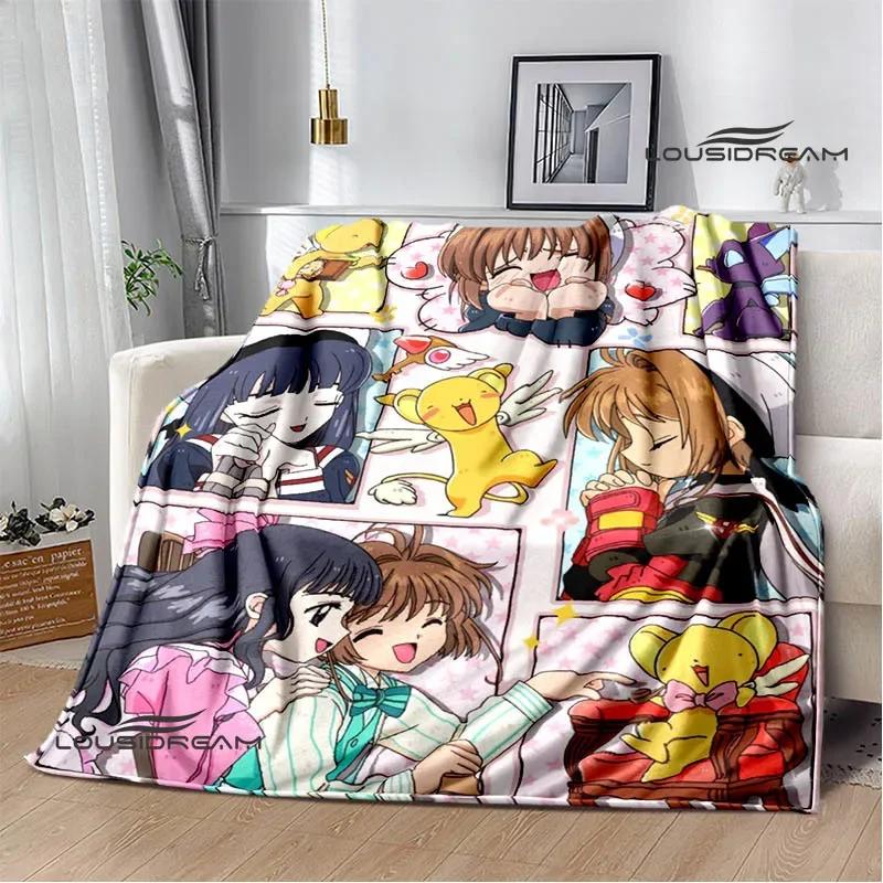 Card Captor Sakura Cartoon blankets fashion blankets Warm Flannel Soft Comfortable Blanket Home Travel Blanket Birthday Gift
