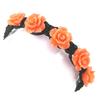 [N0245] - Orange 'Rosa Romantica' Shamballa Bracelet